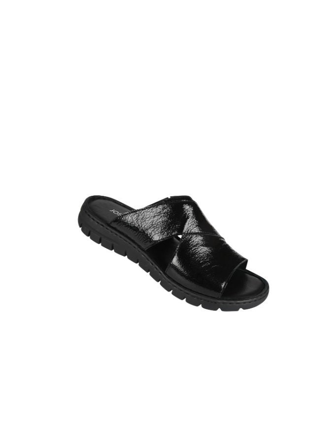 Josef Seibel Ladies Flat Sandals 93468-AR50101 Black 36 - Image 1