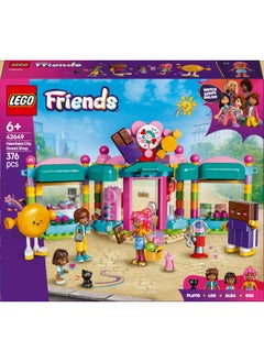 LEGO Friends Heartlake City Sweet Shop Set, Creative Learning Toy for Kids, with 2 Mini Dolls, a Micro Doll and a Pet Cat Figure, Birthday Gift for 6 Plus Year Old Girls 42649 (376 pieces)  - Image 2