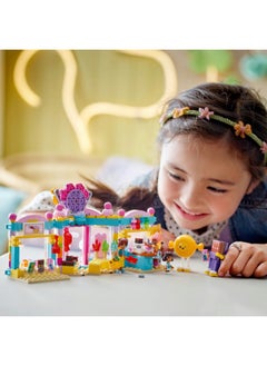 LEGO Friends Heartlake City Sweet Shop Set, Creative Learning Toy for Kids, with 2 Mini Dolls, a Micro Doll and a Pet Cat Figure, Birthday Gift for 6 Plus Year Old Girls 42649 (376 pieces)  - Image 3