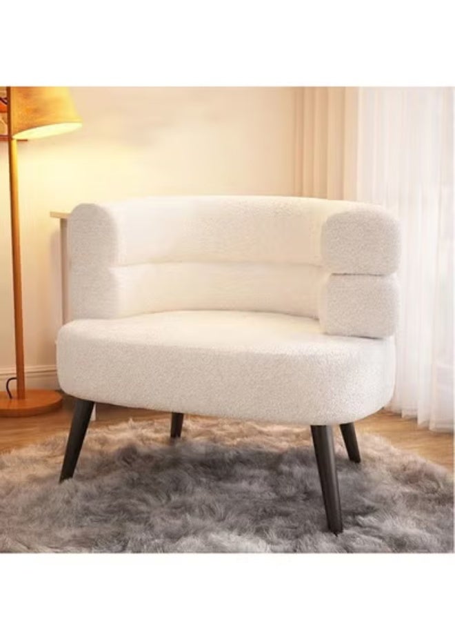 متجر ان زون كرسي تسريحة قماش بلمسة جمالية انيقة || ابيض - Image 4