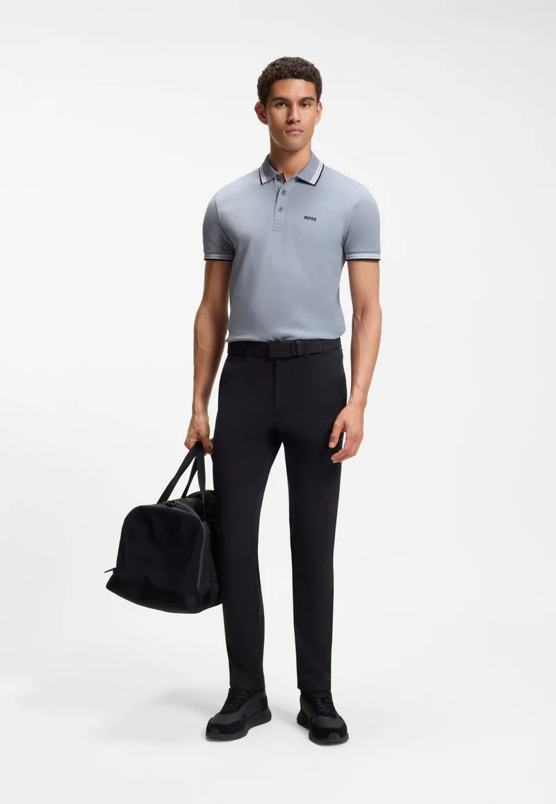 BOSS Dark Grey Paddy polo shirt in cotton piqué for Men | Best Price UAE