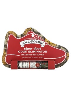 Poo-Pourri Poo-Pourri, Sole-Pourri™  Shoe+ Foot, Funk-Fighting Odor Eliminator, Cedarwood Eucalyptus, 0.34 fl (10 ml)  - Image 2