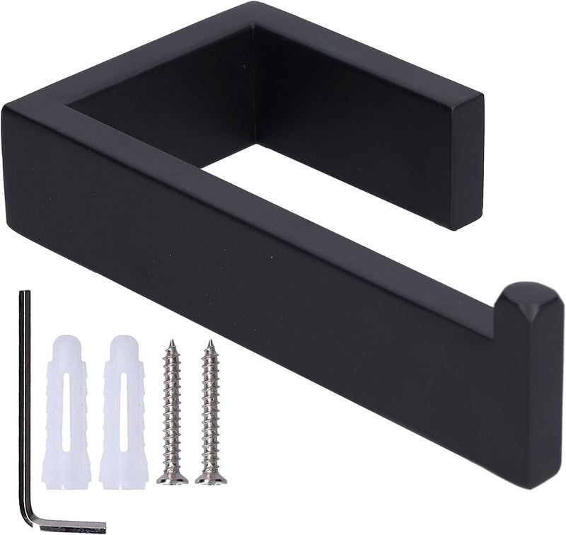 Hand Towel Holder, Towel Bar Bath Towel Rack Stainless Steel Square Towel Shelf Holder Rack Toilet Paper Holder for Bathroom - Image 1