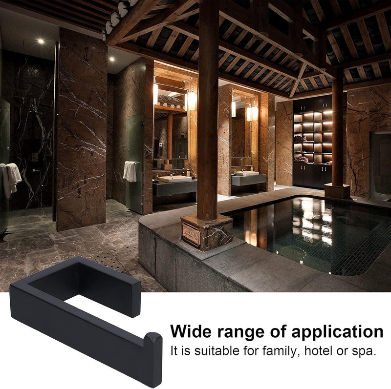 Hand Towel Holder, Towel Bar Bath Towel Rack Stainless Steel Square Towel Shelf Holder Rack Toilet Paper Holder for Bathroom - Image 5