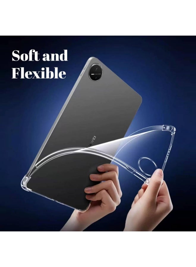 Compatible with Huawei Matepad Pro 13.2" 2025 Cover,Advanced Airbag Drop Protection, Clear Soft Flexible Silicone TPU Shockproof Anti-Scratch, Anti Yellowing, Slim-Fit Tablet Cover - Image 3