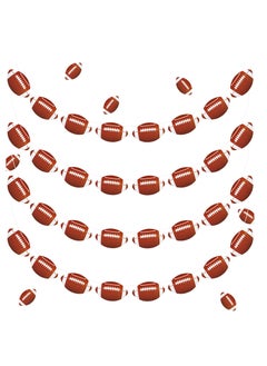 SYOSI Football Party Decorations Banner for Bowl Game Goal Post Garland Supplies Fans Club Bars Home Decor 4PCS  - Image 1