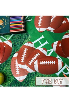 SYOSI Football Party Decorations Banner for Bowl Game Goal Post Garland Supplies Fans Club Bars Home Decor 4PCS  - Image 4