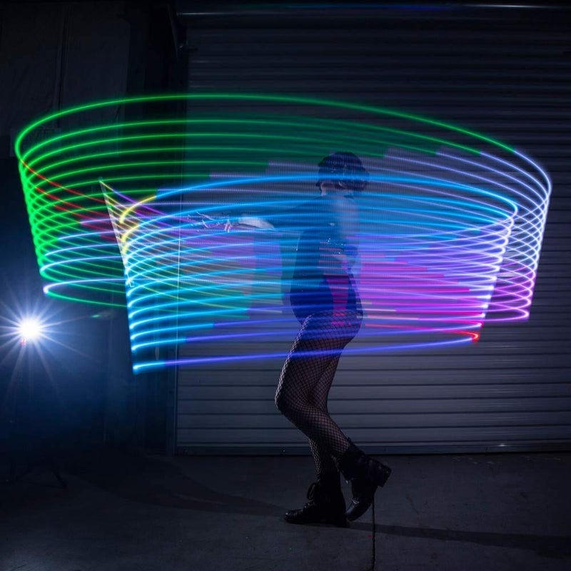 GloFX عصا جلو إف إكس هبنو LED للت levitation – عصا LED مضيئة بخيط قصير، لعبة تدفق - Image 2