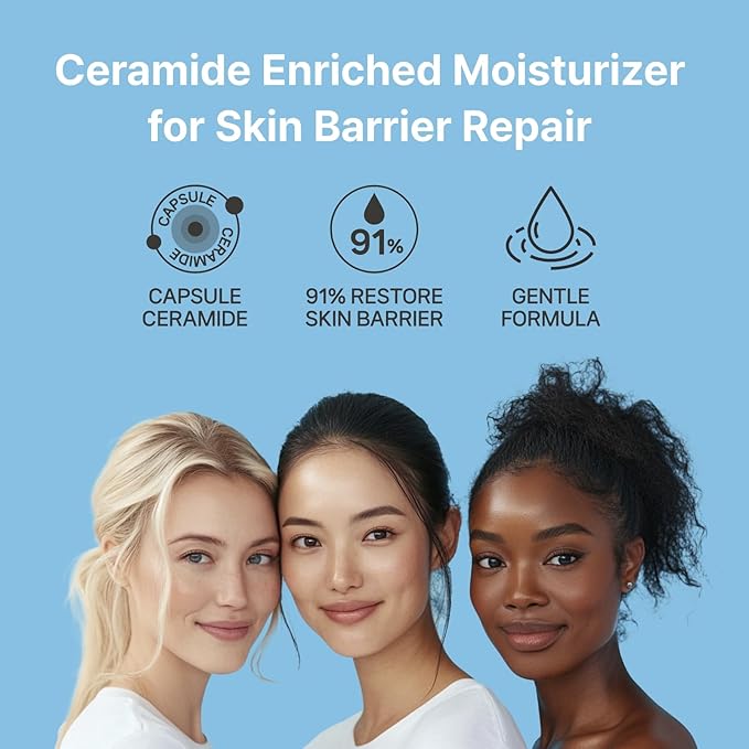 Illiyoon ILLIYOON Ceramide Ato Concentrate Cream 200ml 676 Fl Oz Moisturizer for DrySensitive Skin 100hr Hydration Restoring Skin Barrier Gentle for Infants and Adults Vegan Fragrance Free - Image 3