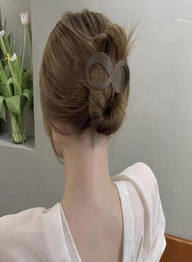 RHOSYN HAIR ACCESSORIES Flat Hair Claw Clips For Women & Girls, Matte Finish Duckbill Shape Juda Clips, Strong Grip Barrettes for Thick & Thin Hairs, Set of 3 Any Colors - Image 5