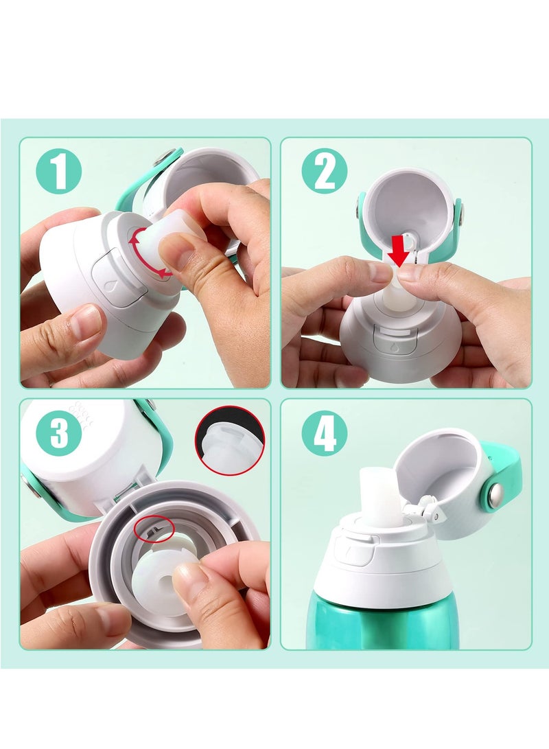 SYOSI Bite Valve Replacement Compatible for Brita Water Bottle, 4 Pcs Silicone Water Bottle Mouthpiece Replacement Water Valve for Brita Filter Bottle for Brita Filtered Water Bottle Spout Accessories  - Image 4