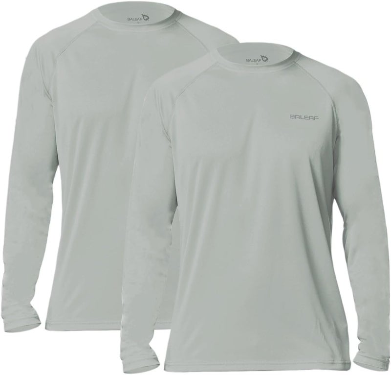 BALEAF Men's Sun Protection Shirts UV SPF UPF 50+ Long Sleeve Rash Guard Fishing Running Quick Dry Lightweight - Image 1