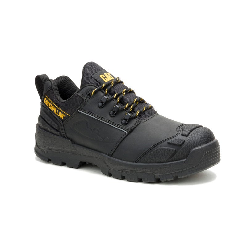 CATERPILLAR CAT STRIVER XL LOW S3 Steel Toe Safety Shoe – Black,Nubuck Leather, Slip & Heat Resistant - Image 2