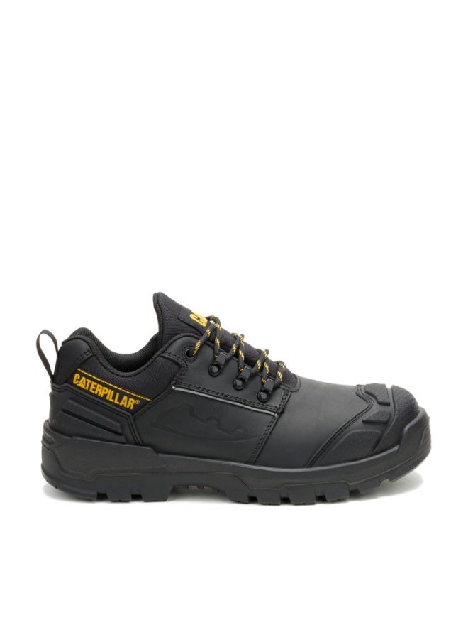 CATERPILLAR CAT STRIVER XL LOW S3 Steel Toe Safety Shoe – Black,Nubuck Leather, Slip & Heat Resistant - Image 1