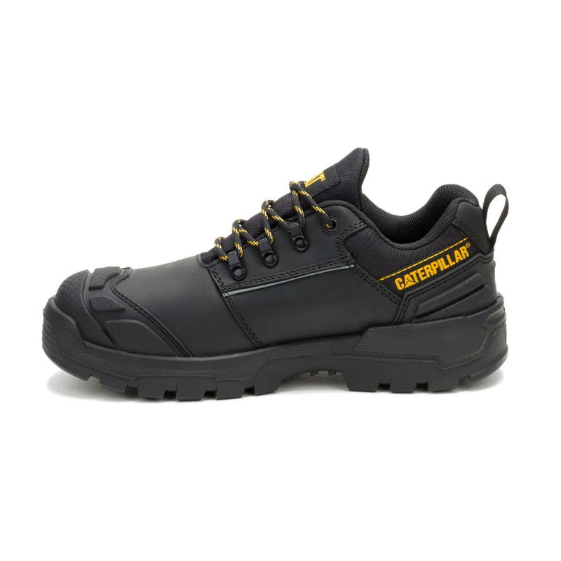 CATERPILLAR CAT STRIVER XL LOW S3 Steel Toe Safety Shoe – Black,Nubuck Leather, Slip & Heat Resistant - Image 3