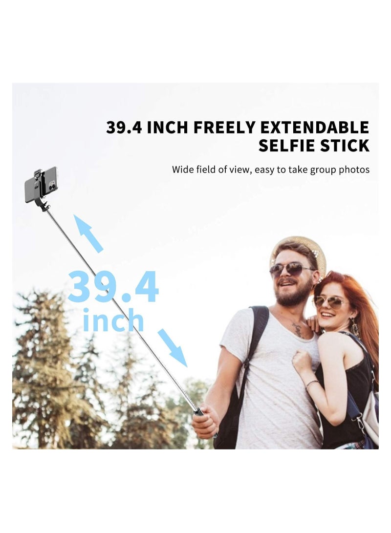 Captaintech Selfie Stick Handheld Tripod with Detachable Wireless Remote - Image 4