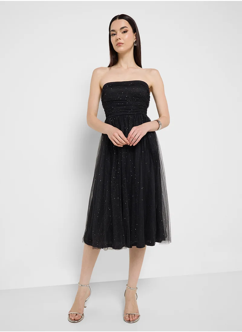 Ginger Tulle Strapless Dress