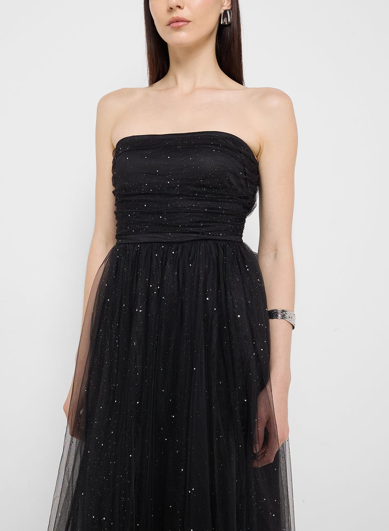 Ginger Tulle Strapless Dress  - Image 3