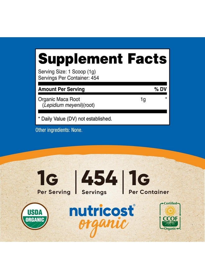 مسحوق جذر الماكا العضوي من نيوتريكوست (1 رطل) - Image 2