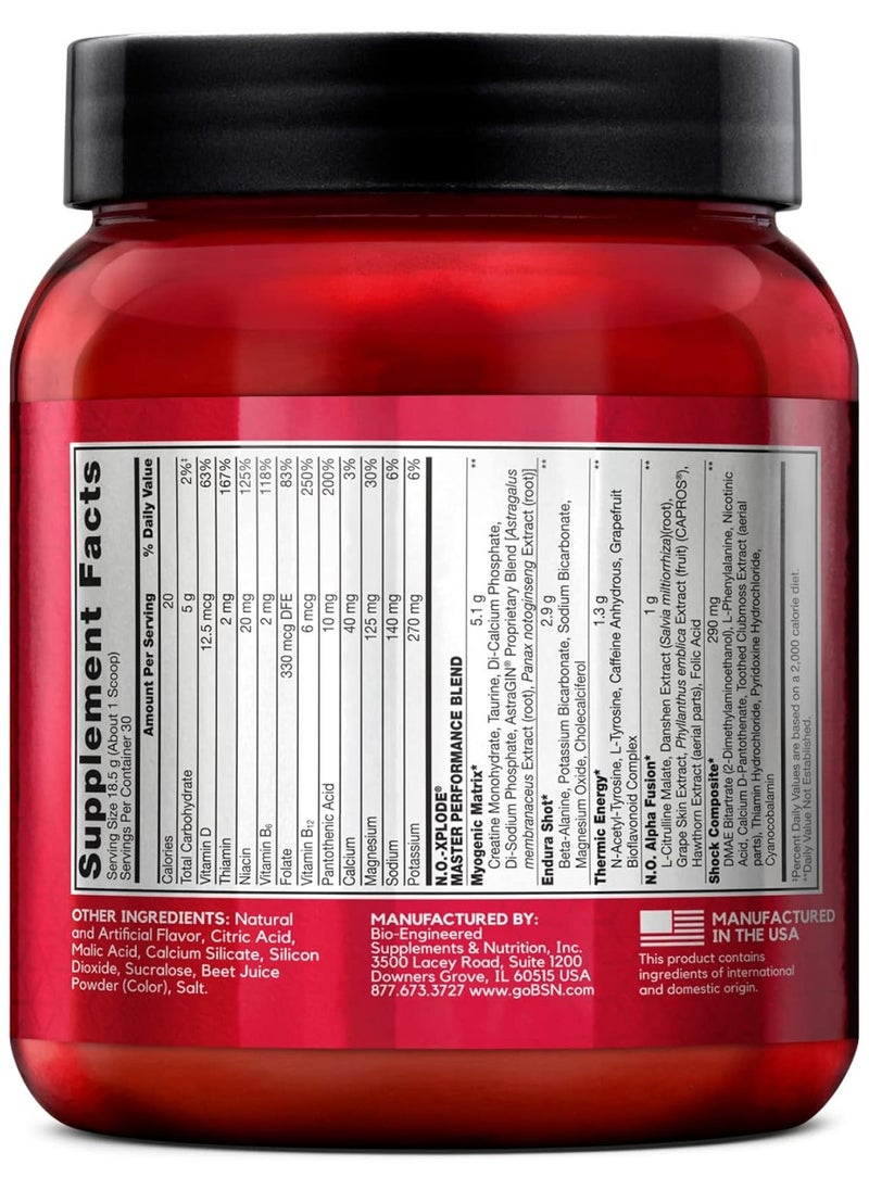 BSN - BSN NO-Xplode, Energy , Endurance , Watermelon, 30 - Image 1