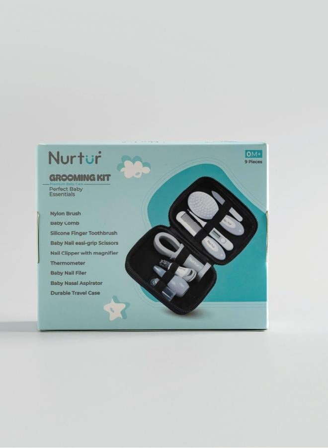 Nurtur 9-in-1 Baby Grooming & Healthcare Kit - Travel Pouch Included - Image 4
