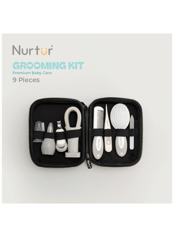 Nurtur 9-in-1 Baby Grooming & Healthcare Kit - Travel Pouch Included - Image 3