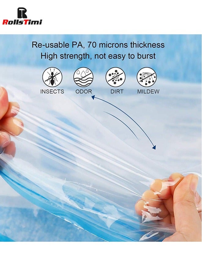 رولستيمي حقيبة تخزين مفرغة من الهواء مكونة من 7 قطع مع مجموعة مضخة شفط 70 * 100 سم - Image 2