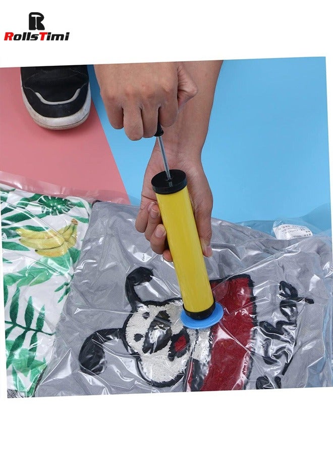رولستيمي حقيبة تخزين مفرغة من الهواء مكونة من 7 قطع مع مجموعة مضخة شفط 70 * 100 سم - Image 3
