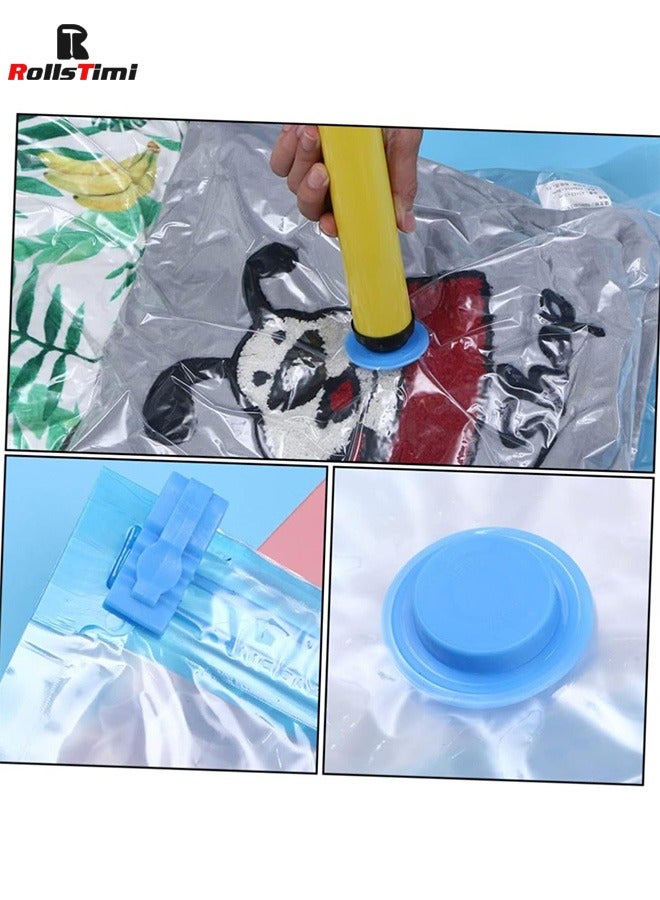 رولستيمي حقيبة تخزين مفرغة من الهواء مكونة من 7 قطع مع مجموعة مضخة شفط 70 * 100 سم - Image 4