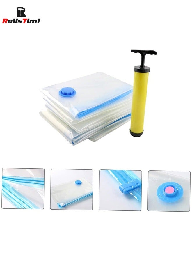 رولستيمي حقيبة تخزين مفرغة من الهواء مكونة من 7 قطع مع مجموعة مضخة شفط 70 * 100 سم - Image 5