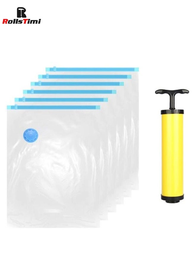 رولستيمي حقيبة تخزين مفرغة من الهواء مكونة من 7 قطع مع مجموعة مضخة شفط 70 * 100 سم - Image 1