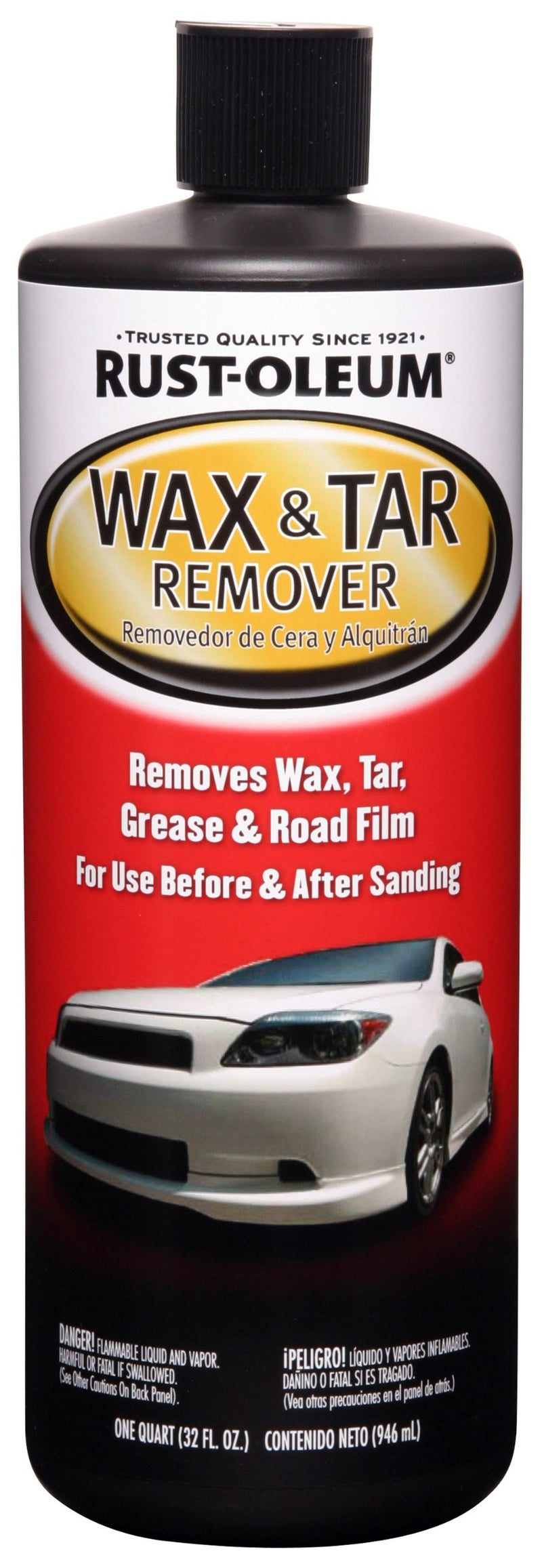 Rust-Oleum Automotive 251475 32-Ounce Wax and Tar Remover Quart - Image 1