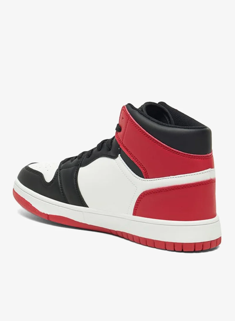 شو اكسبرس سنيكرز رجالي بألوان متداخلة ورباط