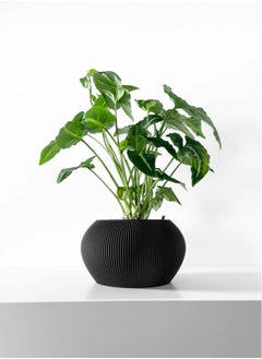 3D Brothers The Melfi Planter Pot with Drainage Tray & Stand Included   Sleek and Distinctive Modern Home Decor  - Image 2