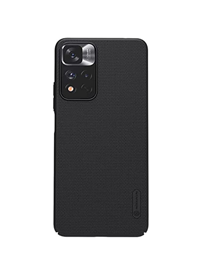 IAF حافظة لهاتف Xiaomi Redmi Note 11 Pro Plus 5G غطاء درع فائق التجميد غير لامع حماية شاملة لهاتف Xiaomi Redmi Note 11 Pro Plus 5G أسود