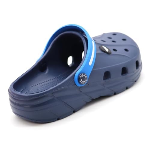 Red Tape Men's Designer Comfortable Clogs || Sandals With Adjustable Back Strap For Men Navy Blue, 11 UK - Image 4
