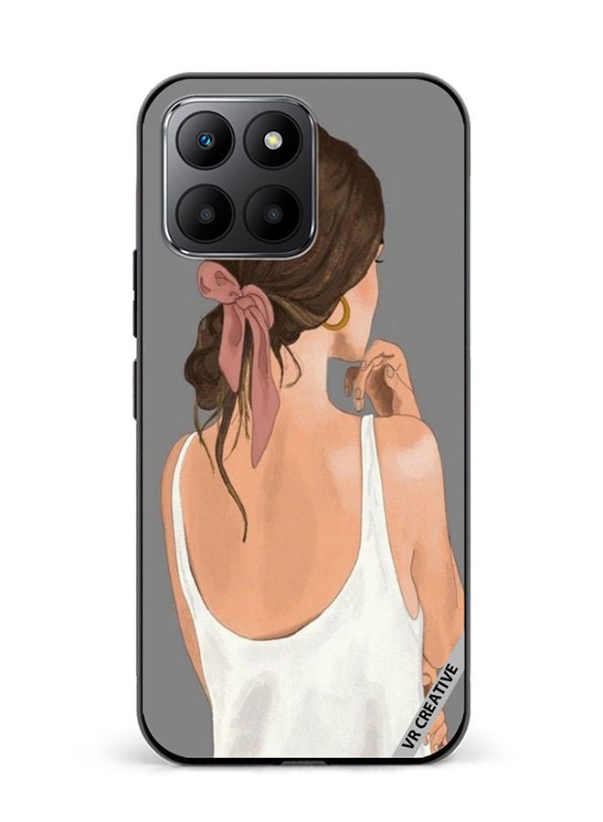 VR CREATIVE Protective Case Cover For Honor 70 Lite Girl Design Multicolour - Image 1