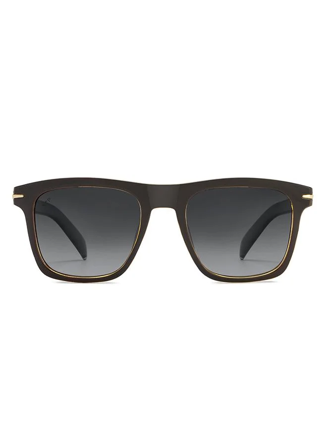 VINCENT CHASE Full Rim Square Classics Branded Latest And Stylish Sunglasses Polarized And 100% UV Protected Unisex Large VC S16743