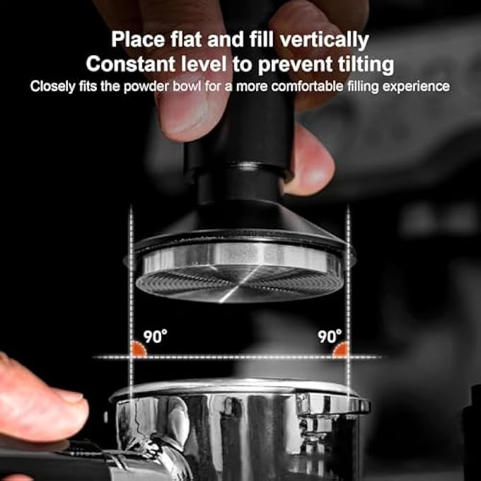 NALACAL مدك قهوة، مدك يدوي للإسبريسو، مدك من الفولاذ المقاوم للصدأ، مدك بقايا القهوة، أدوات الباريستا، مدك قهوة الإسبريسو، مدك حبوب القهوة، ملحقات ماكينة الإسبريسو، أدوات القهوة للمنزل، بار القهوة - Image 5