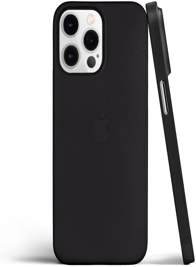 totallee Thin iPhone 15 Pro Case, Thinnest Cover Ultra Slim Minimal - for Apple iPhone 15 Pro (2023) (Frosted Black) - Image 1