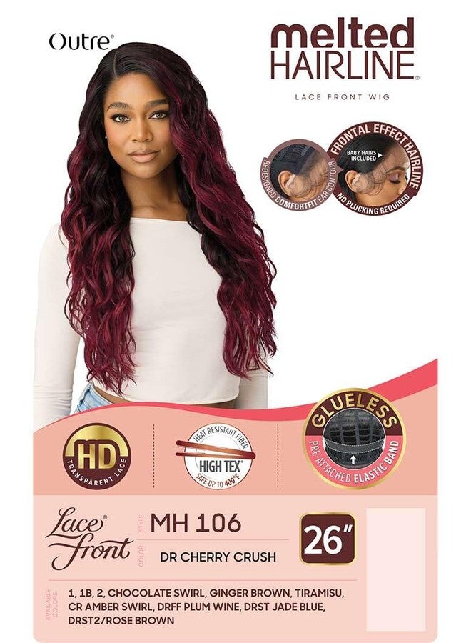 Outre Lace Front Wig - Melted Hairline - MH 106 (DRST2/ROSE BROWN) - Image 2