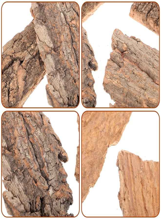 PACKOVE مجموعة ديكورات الزواحف من لحاء الشجر، 4 قطع، منصة تسلق خشبية طبيعية، 5.11 × 1.49 × 0.39 بوصة، ملحقات حوض الزواحف، مخبأ آمن ومتين للزواحف والثعابين والسحالي والحيوانات الأليفة الصغيرة - Image 3
