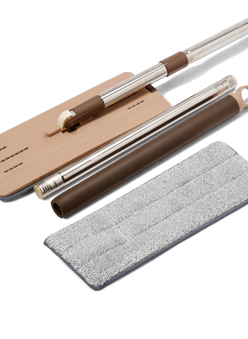 باصرة طقم ممسحة أرضيات مسطحة مع دلو عصر ذاتي من باصرة الأصلي للتنظيف العملي والفعال - Image 4