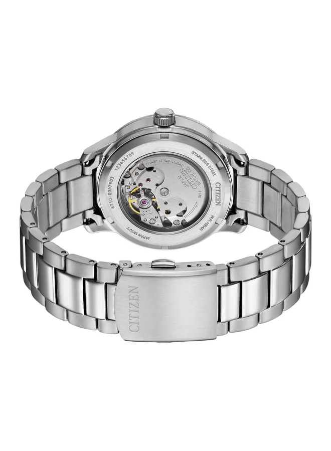 سيتيزن Men's Stainless Steel Strap Mechanical Men Watch NJ0191-83L - 40 mm