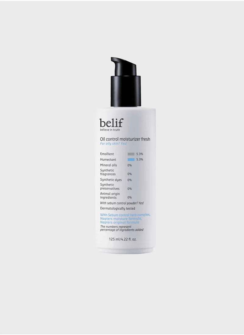 belif Oil Control Moisturizer Cream