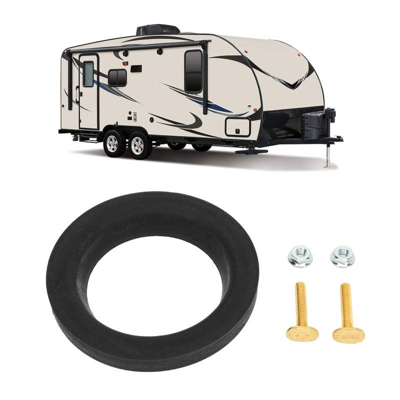 RV Toilet Seal Kit 12524 RV Toilet Seal Bolts Kit For Thetford Aqua Magic IV V High Low Hand Flush Fresh Water Permanent Toilets - Image 1