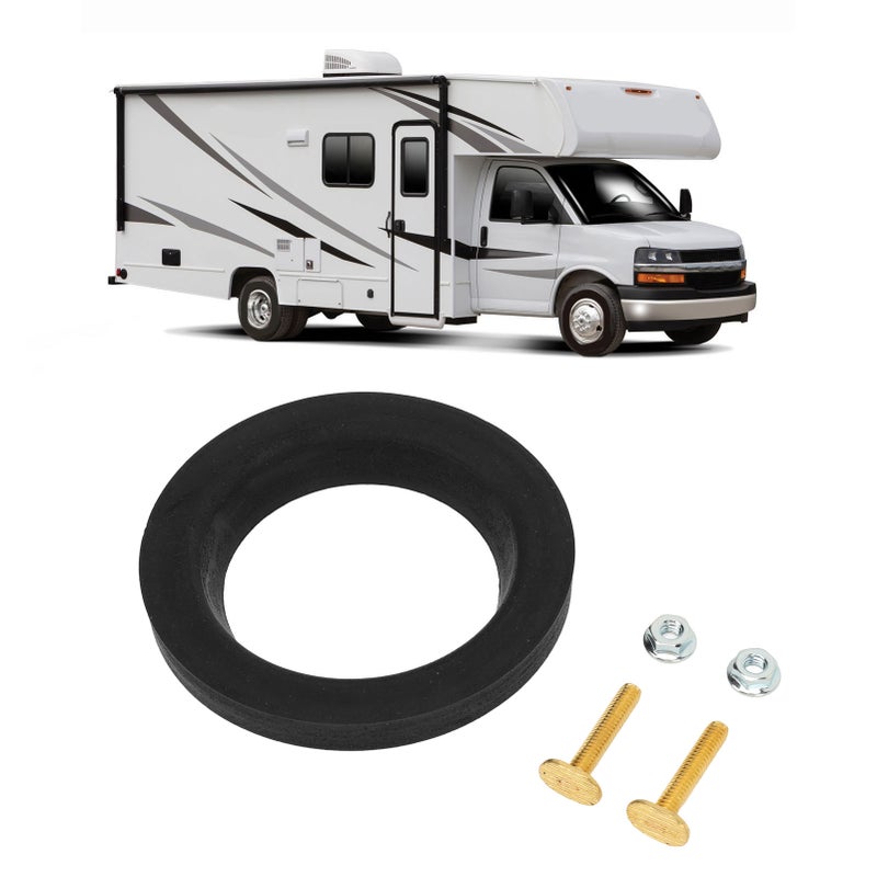 RV Toilet Seal Kit 12524 RV Toilet Seal Bolts Kit For Thetford Aqua Magic IV V High Low Hand Flush Fresh Water Permanent Toilets - Image 3