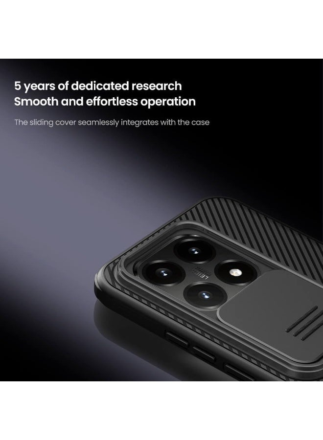 Nillkin Case Designed for Xiaomi 15T nillkin CamShield case Protective Cover with Camera Protector Hard PC Ultra Thin Anti-Scratch Phone Case For Xiaomi 15T 5G 2025 Black - Image 2