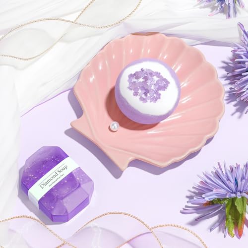 Pradnel Birthday Gifts for Women Happy Birthday Purple Gift Baskets for Woman Unique Gift Sets for Women Gifts Box for Woman Friendship Mom Sister Best Friend Female Her - Image 5
