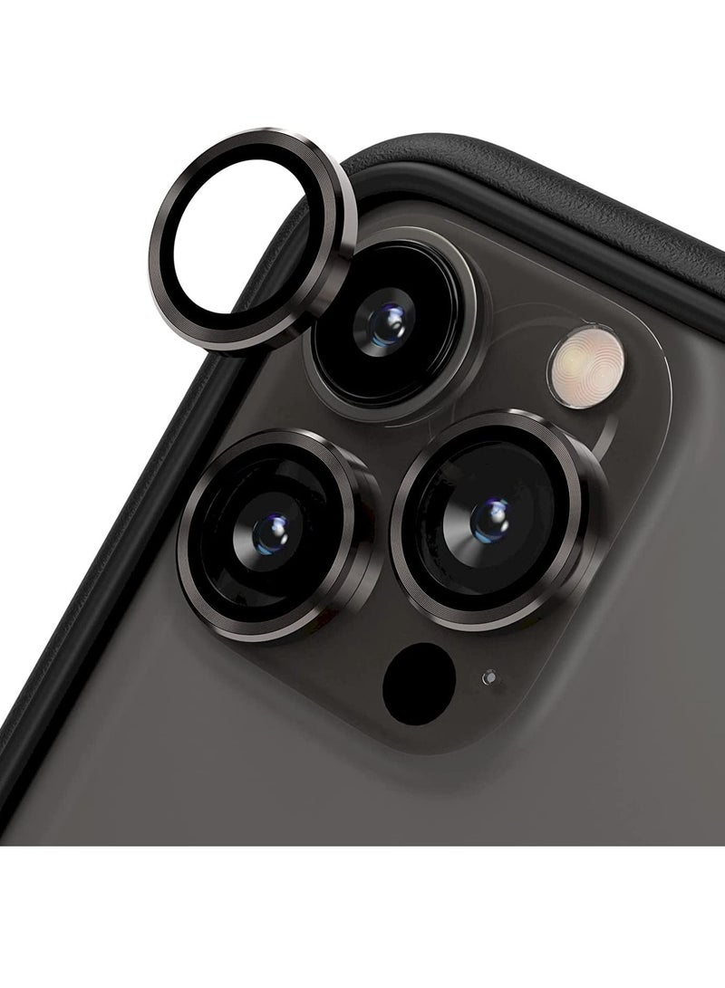 DUSALA Camera Lens Protector for iPhone 13 Pro/Pro Max Series (Dark Gray) - Image 1
